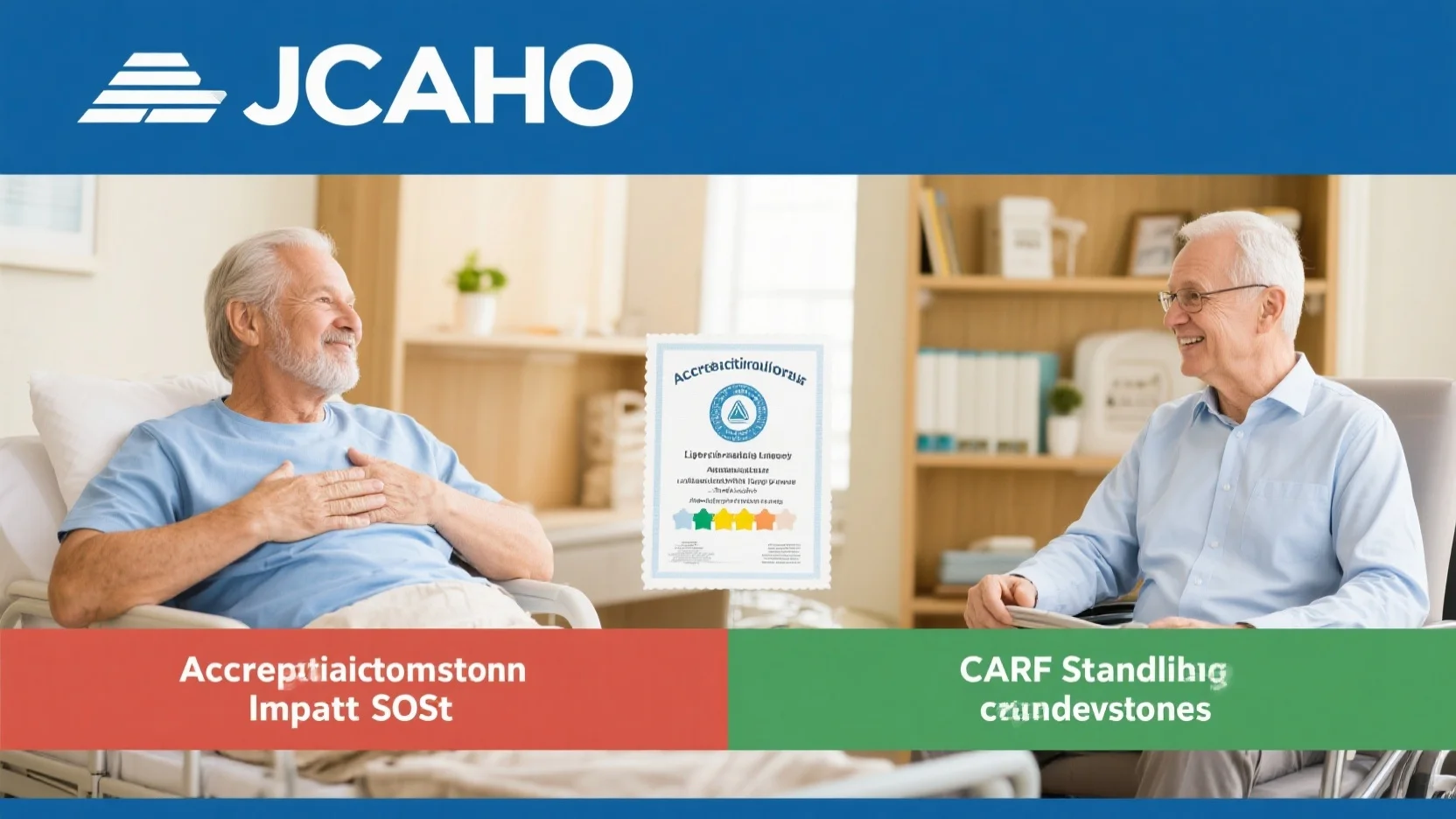 Rehab Accreditation Comparison: JCAHO vs CARF Standards, License Verification, Quality Ratings & Cost Impact