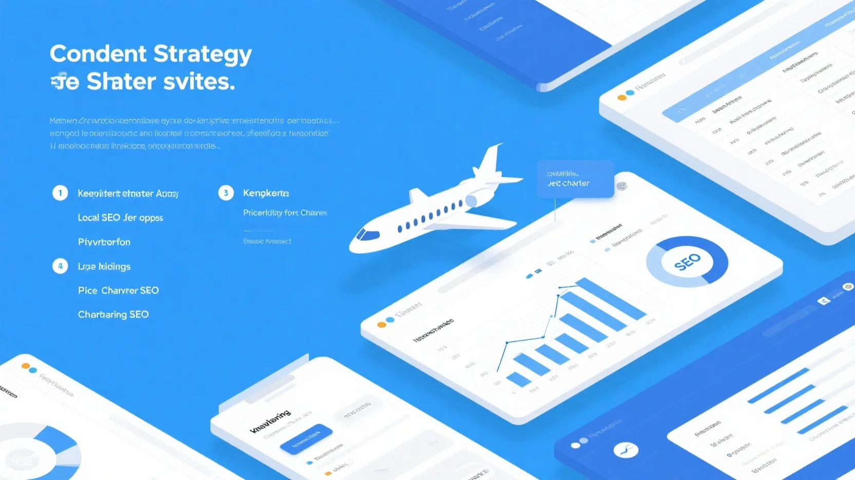 Comprehensive SEO, PPC, and Content Strategies for Private Jet Charter Businesses